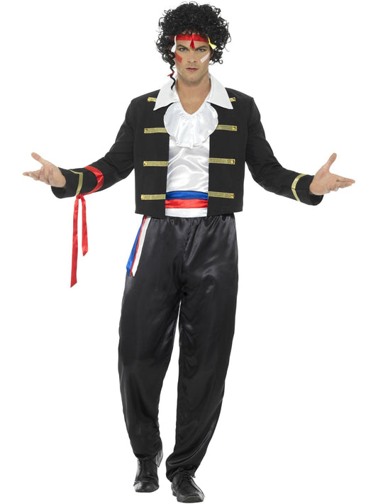 80S NEW ROMANTIC COSTUME, ADULT - Front