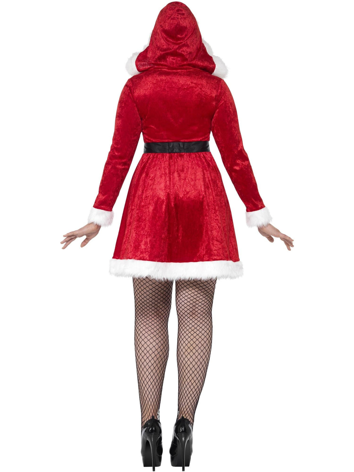 MISS SANTA CURVY COSTUME, ADULT - PLUS - Side