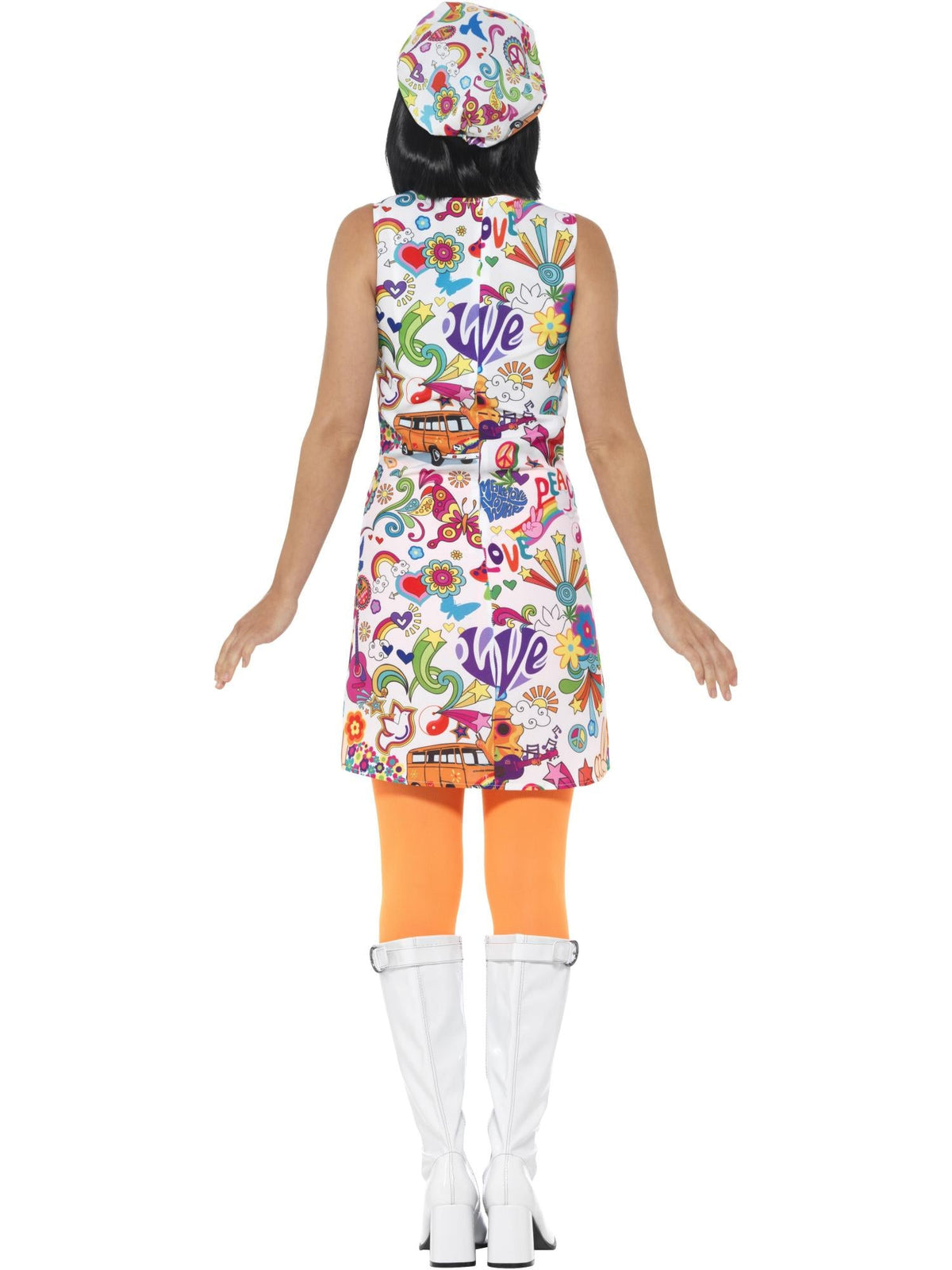 60S GROOVY CHICK COSTUME, ADULT - Side