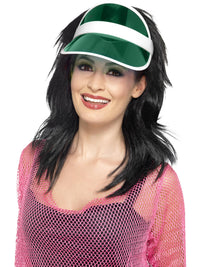 80S SUN VISOR, GREEN - Front