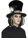 DARK TEA PARTY TOP HAT, ADULT - Front