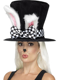 TEA PARTY MARCH HARE TOP HAT, ADULT - Front