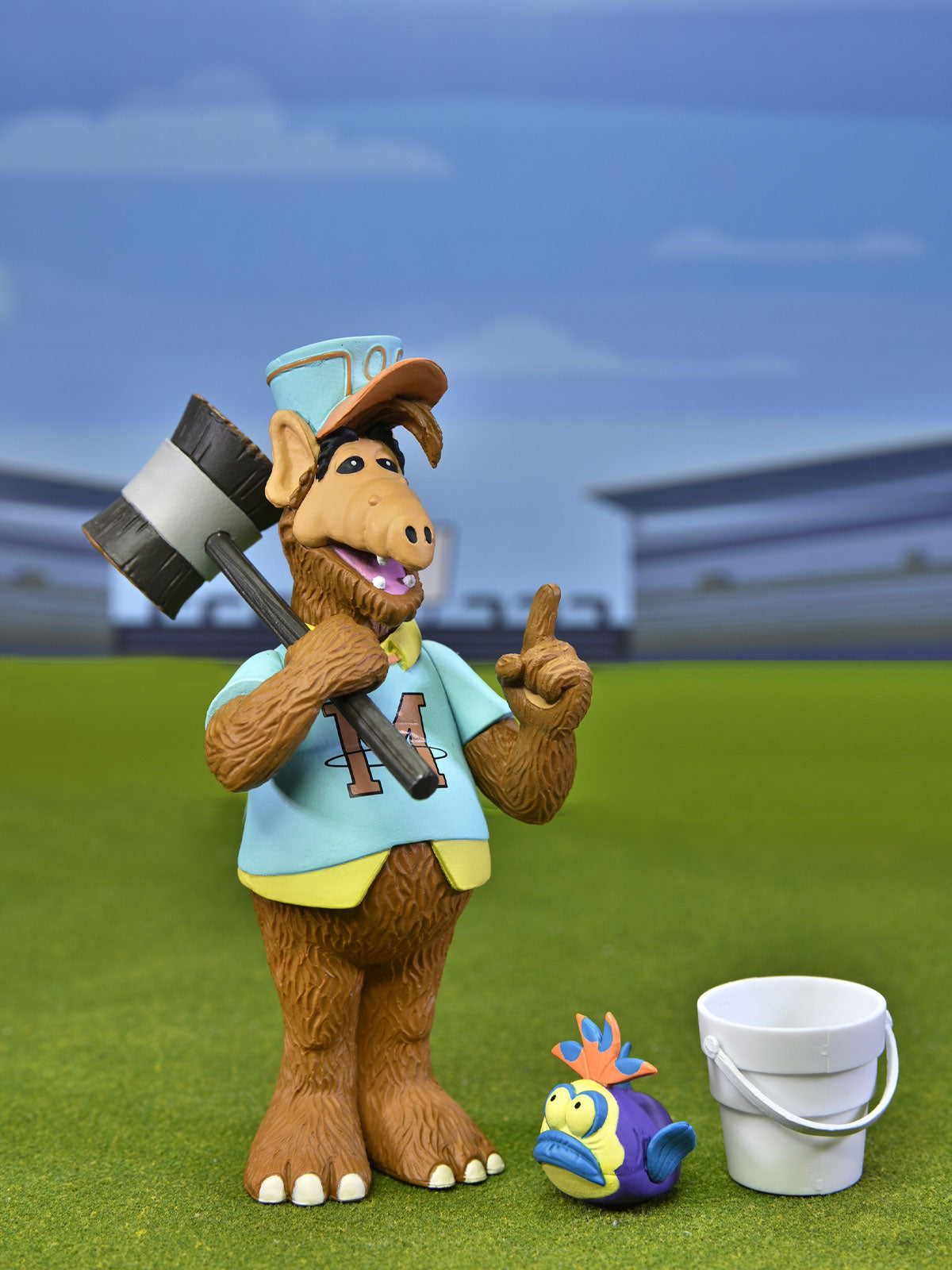 ALF TOONY CLASSIC BASEBALL 6" ACTION FIGURE, NECA