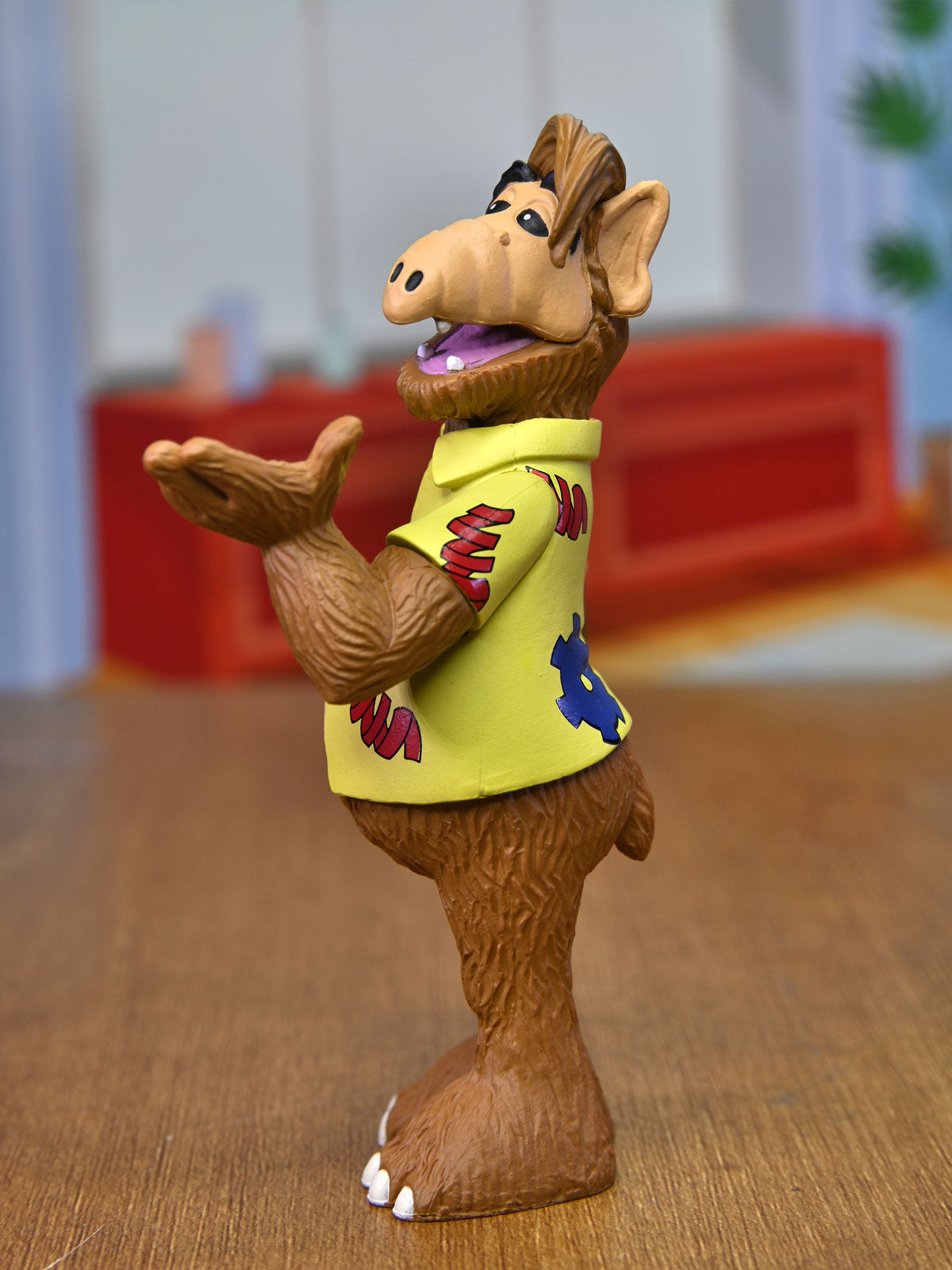 ALF TOONY CLASSIC WITH SAXOPHONE 6" ACTION FIGURE, NECA - Back