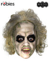 BEETLEJUICE 3/4 VINYL MASK WITH HAIR - ADULT - Front