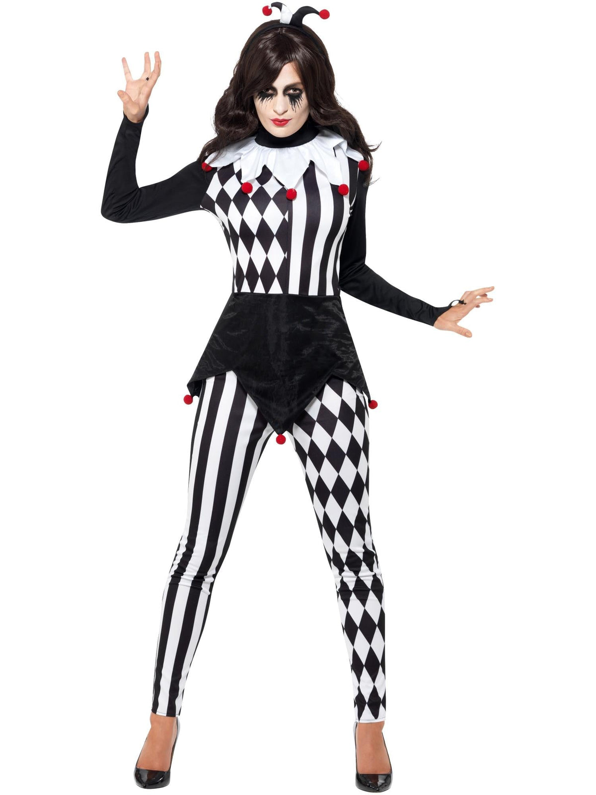 JESTER LADIES COSTUME, ADULT - L