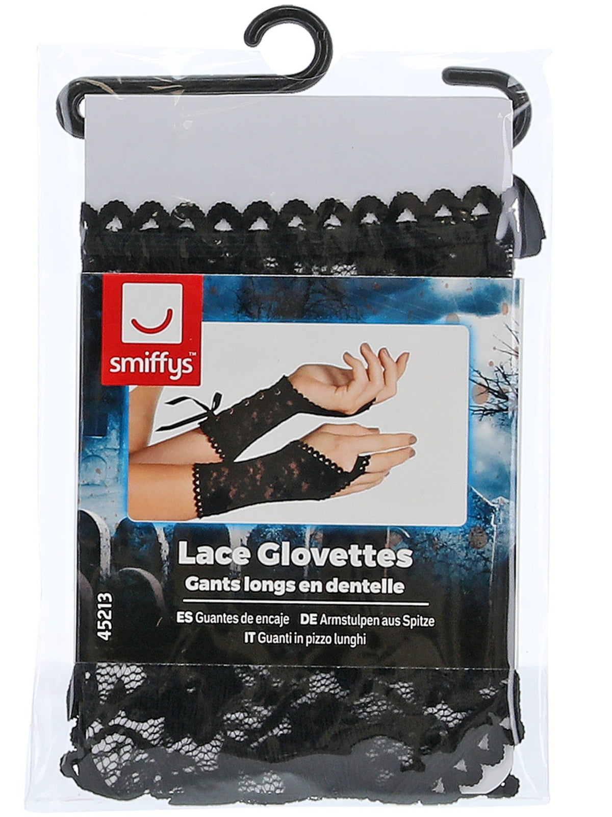 LACE GLOVETTES, ADULT - Back