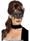 FILIGREE LACE SWIRL EYEMASK, ADULT - Front