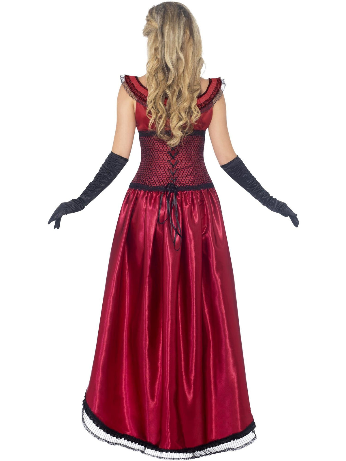 WESTERN BROTHEL BABE COSTUME, ADULT - S - Side
