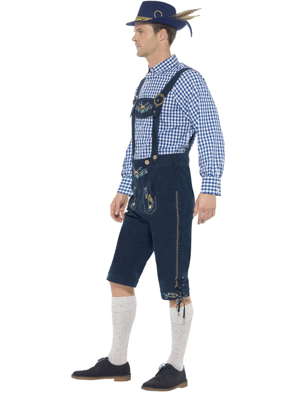 BAVARIAN TRADITIONAL DELUXE COSTUME, ADULT - L - Back