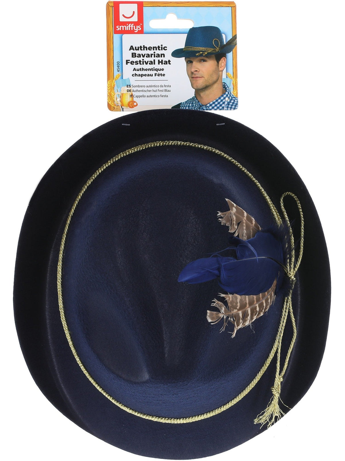 BAVARIAN FESTIVAL HAT, ADULT - Side