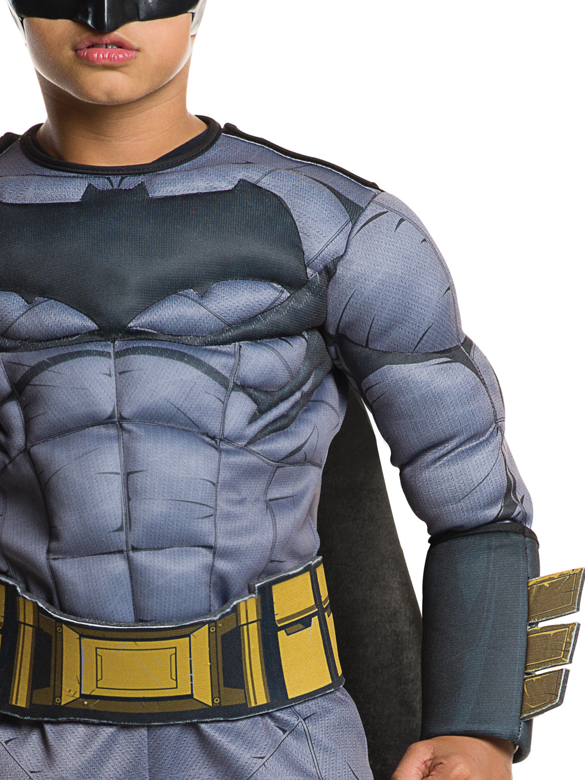 BATMAN DAWN OF JUSTICE DELUXE COSTUME - SIZE 6-8 - Side