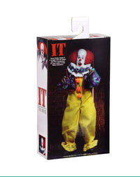 'IT' 1990 MOVIE PENNYWISE 8" CLOTHED ACTION FIGURE - Packaging