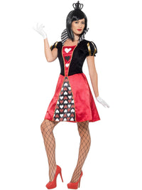 CARDED QUEEN COSTUME, ADULT - Side
