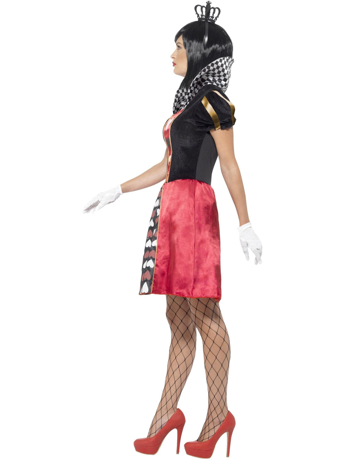 CARDED QUEEN COSTUME, ADULT - Back