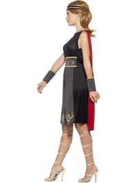 ROMAN WARRIOR LADY COSTUME, ADULT - Back