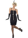 FLAPPER COSTUME, ADULT - Front