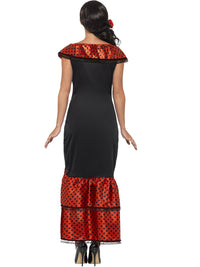 FLAMENCO SENORITA COSTUME, ADULT - Side