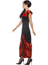 FLAMENCO SENORITA COSTUME, ADULT - Back
