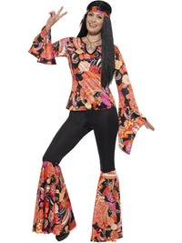 WILLOW THE HIPPIE COSTUME, ADULT - PLUS - Front