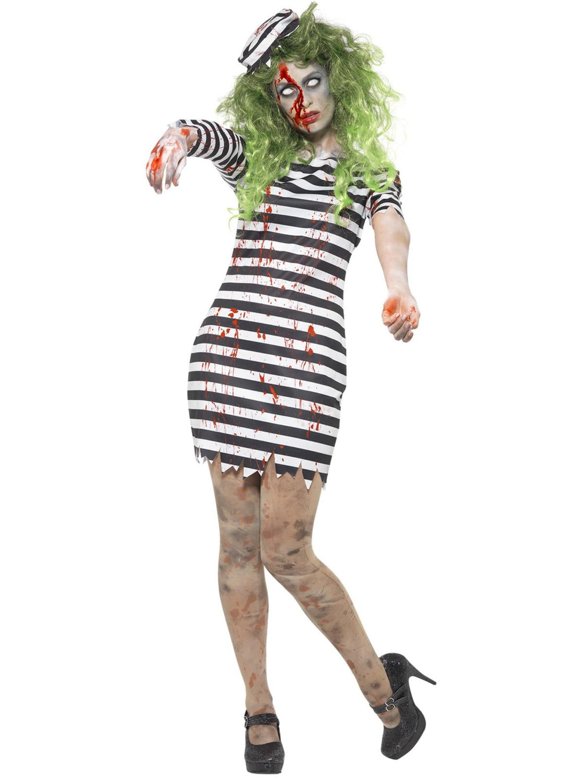ZOMBIE JAIL BIRD ADULT WOMEN'S COSTUME