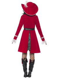 LADY CAPTAIN DELUXE COSTUME, ADULT - Side