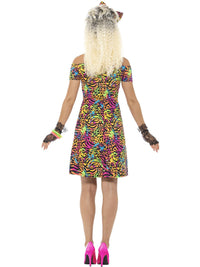 80S PARTY ANIMAL COSTUME, ADULT - Side