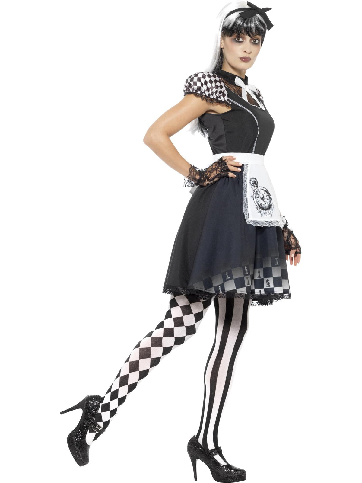 GOTHIC ALICE COSTUME, ADULT - Back