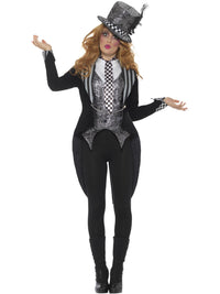 DELUXE DARK MISS HATTER COSTUME - PLUS
