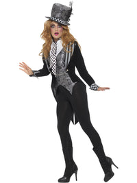 DELUXE DARK MISS HATTER COSTUME - PLUS - Side