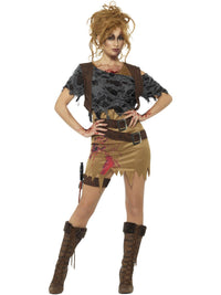 ZOMBIE HUNTRESS ADULT WOMEN'S COSTUME - Front