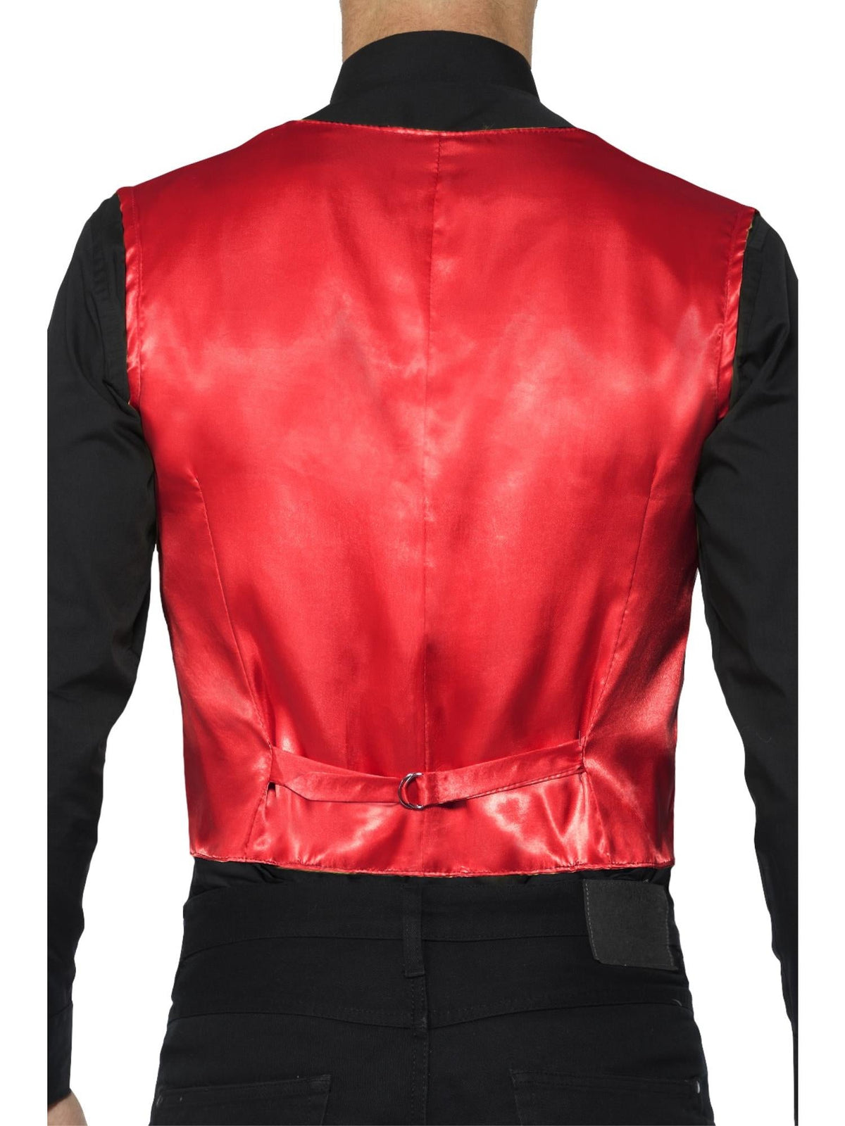WAISTCOAT - RED SEQUIN, ADULT - Side