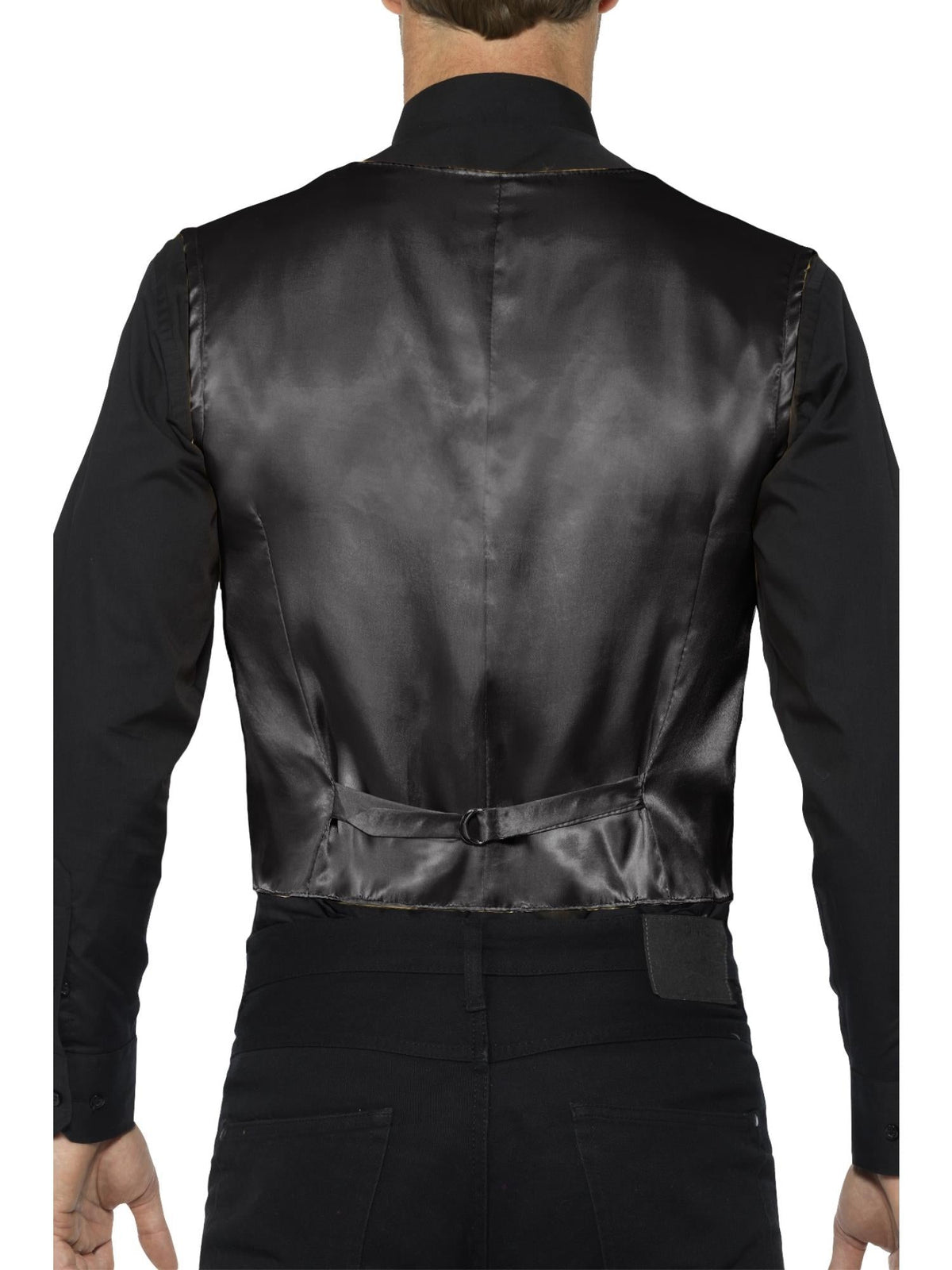 WAISTCOAT - BLACK SEQUIN, ADULT - Side