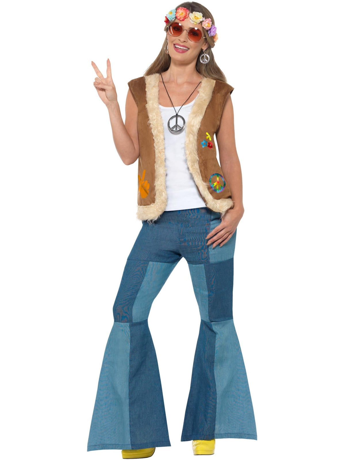 HIPPIE UNISEX WAISTCOAT, ADULT - Packaging