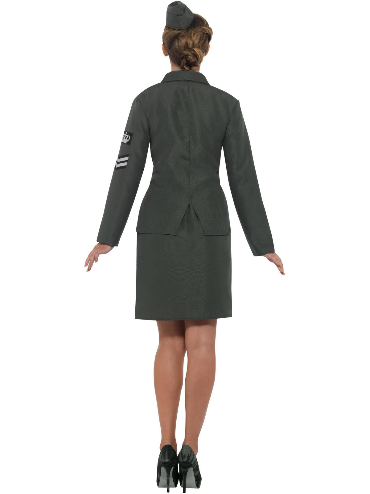 WW2 ARMY GIRL COSTUME, ADULT - Side