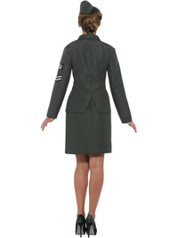 WW2 ARMY GIRL COSTUME, ADULT - Side