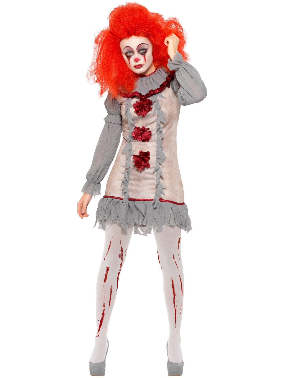 CLOWN LADY COSTUME, ADULT - M - Packaging