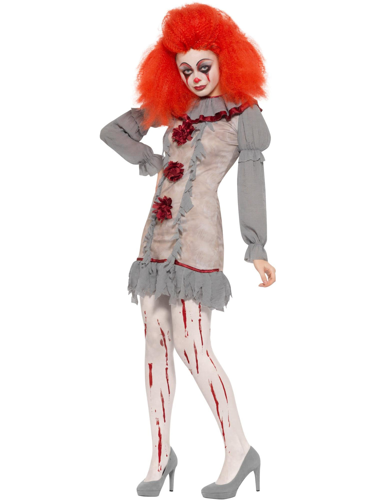 CLOWN LADY COSTUME, ADULT - M - Back