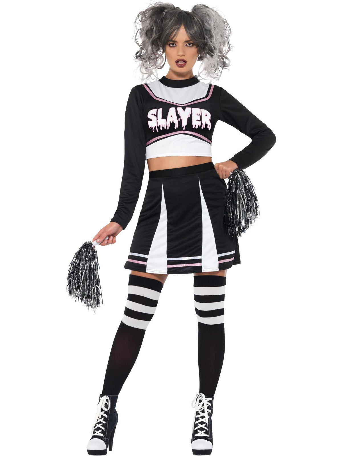 FEVER GOTHIC CHEERLEADER COSTUME - XS