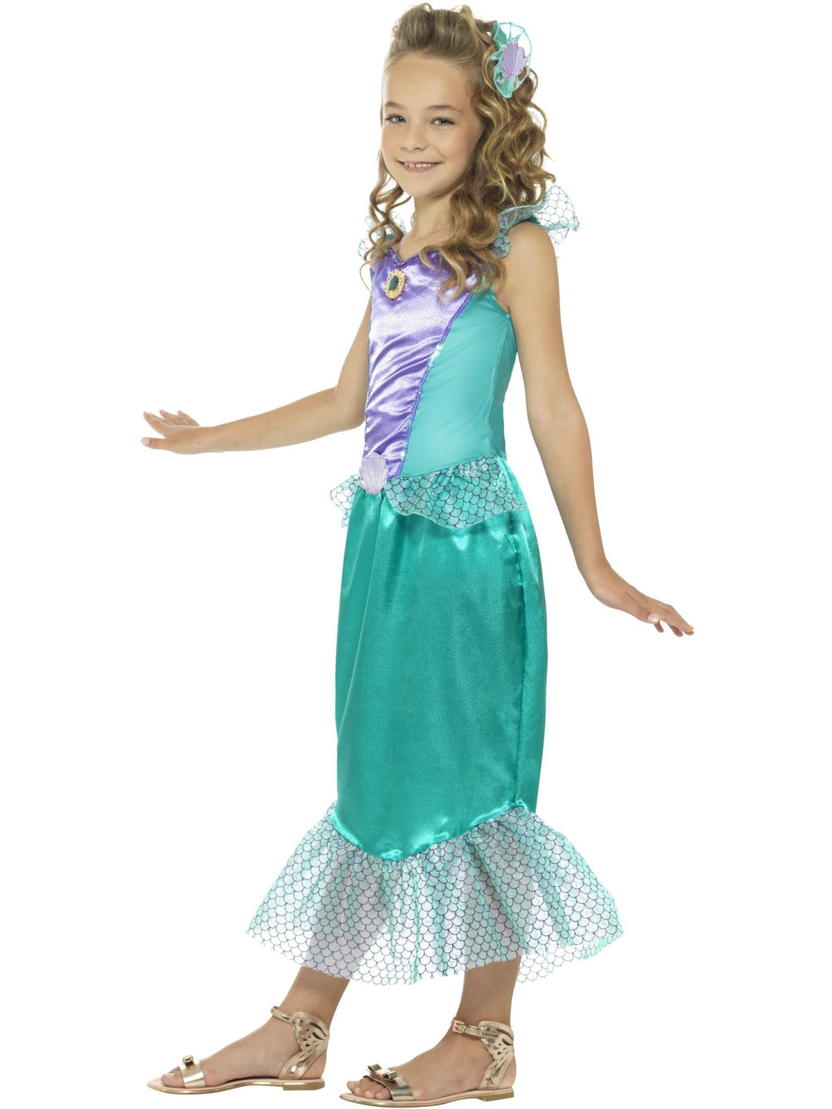 MERMAID DELUXE COSTUME, CHILD - Side