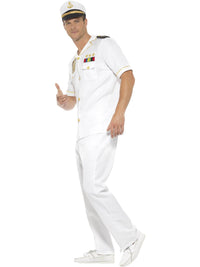 CAPTAIN DELUXE COSTUME, ADULT - Back