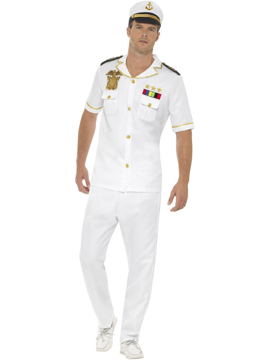 CAPTAIN DELUXE COSTUME, ADULT - Front