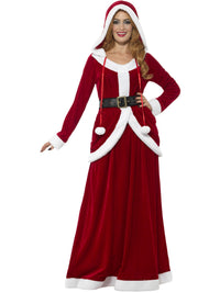DELUXE MS CLAUS COSTUME - S