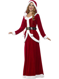DELUXE MS CLAUS COSTUME - S - Side