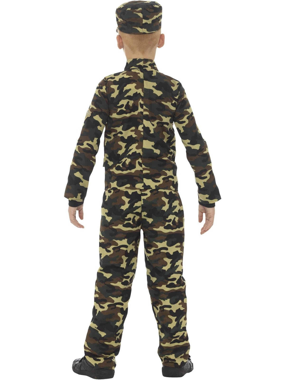 CAMOUFLAGE MILITARY BOY COSTUME, CHILD - Side