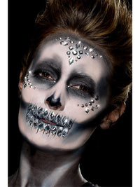SILVER JEWEL FACE GEMS - Back