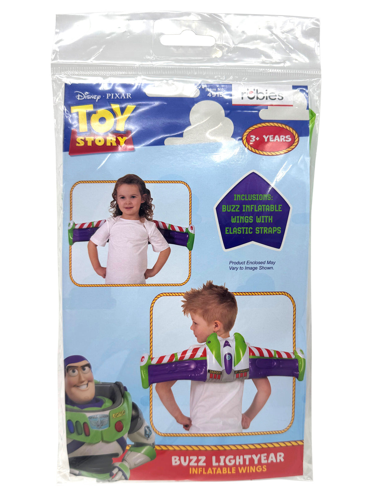 BUZZ TOY STORY INFLATABLE WINGS - CHILD - Packaging