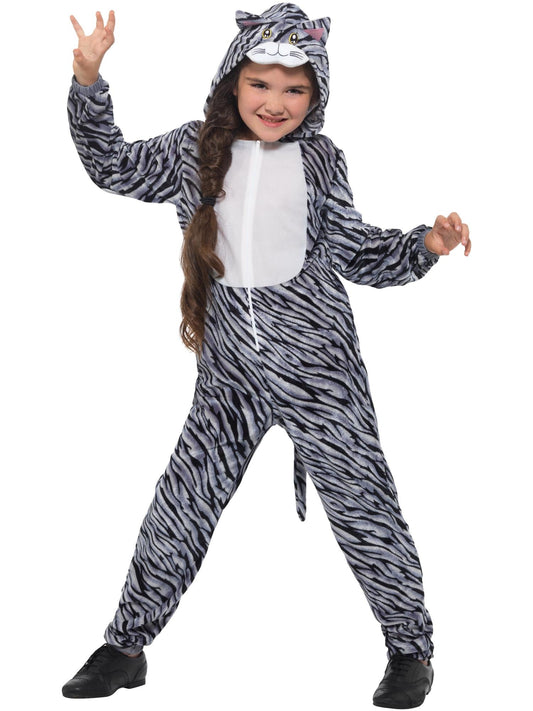 TABBY CAT COSTUME, CHILD - L - Front