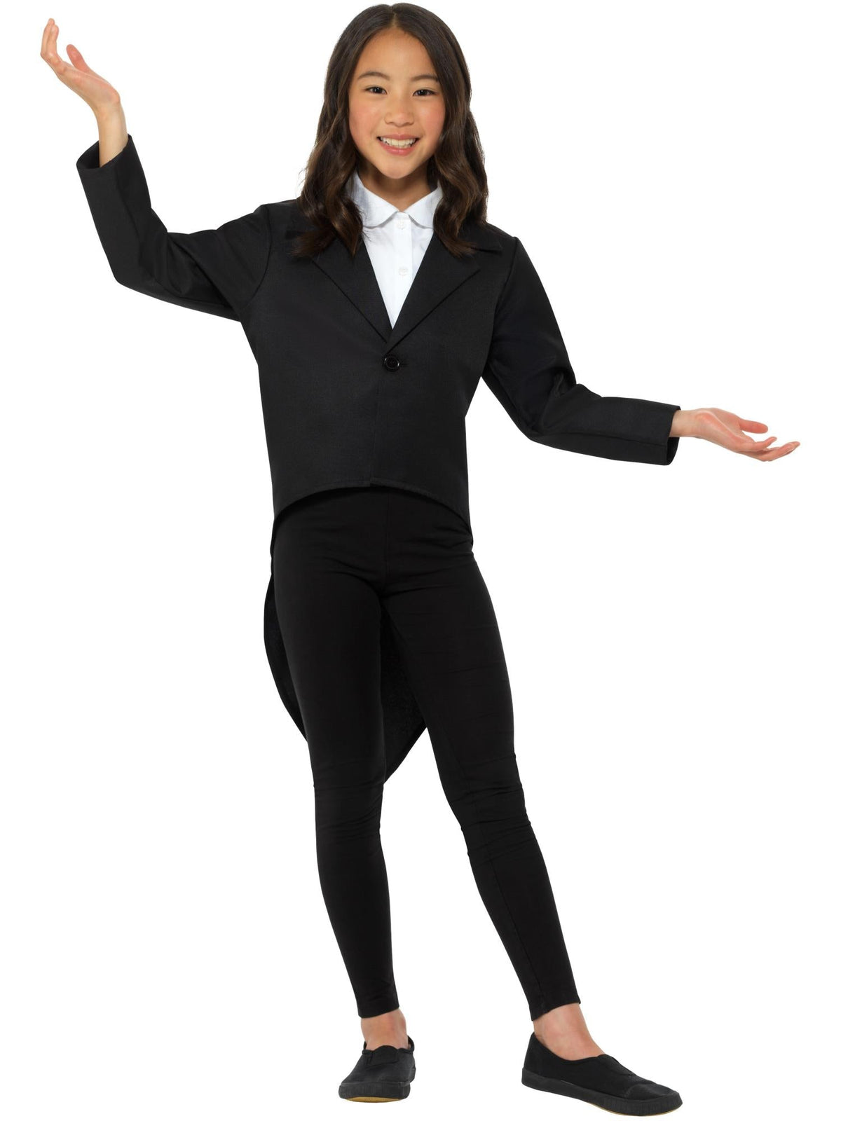 TAILCOAT - BLACK, CHILD - S - Side
