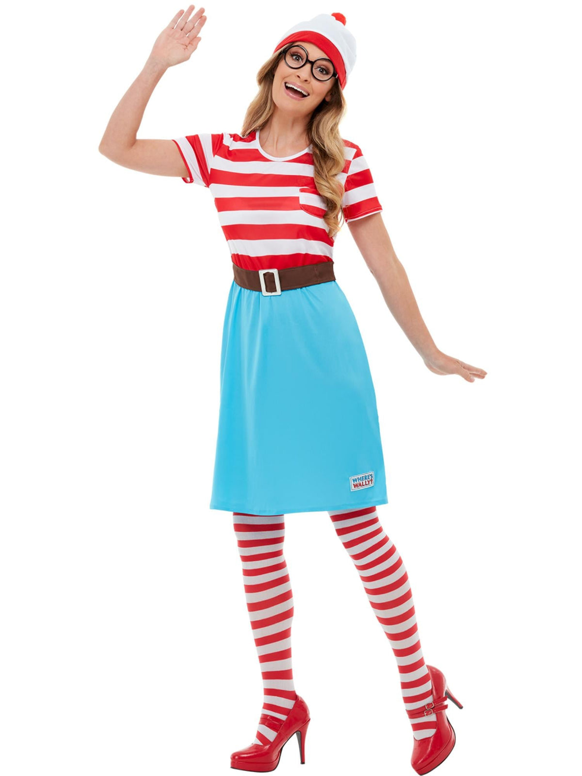 WHERE'S WALLY? WENDA COSTUME, ADULT - S - Packaging